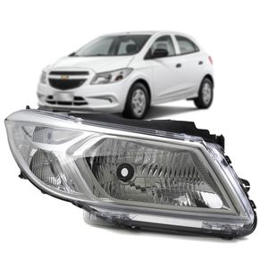 Farol Cromado Lado Direito Prisma 2013 A 2018 Arteb 160774