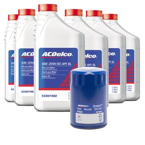 Kit Troca De Óleo E Filtro 4.3  Blazer 1998 A 2004 V6 Acdelco KIT342