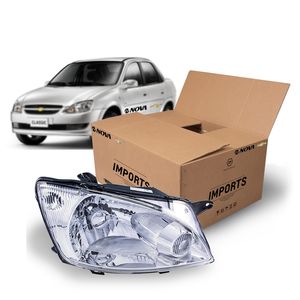 Farol Cromado Lado Direito Corsa Classic Imports ZN1414367