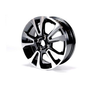 Roda De Liga Leve Aro 15 Preta Diamantada Onix 2013 A 2019 Acessórios Chevrolet 52063875