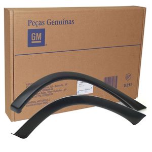 Par Moldura Da Caixa De Roda Traseira Lisa Wind Sedan E Classic Corsa Peças Genuínas GM KIT526