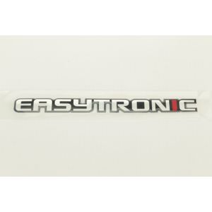 Emblema Easytronic Da Tampa Traseira Cromado Preto E Vermelho  Meriva Peças Genuínas GM 94713391