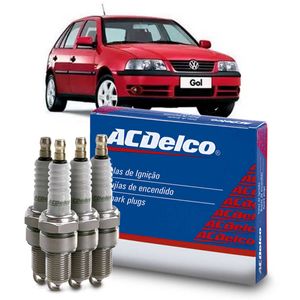 Jogo De Vela Ignição Parati 1997 A 2001 2.0 Mi 16v Ap 1.0 Mi At Com Distribuidor Acdelco JG41LP7TE
