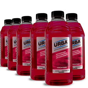 Aditivo Radiador Concentrado Rosa 6 Litros Urba KIT1885