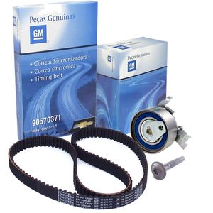 Kit Correia Dentada + Tensor 8v E Parafuso Spin 2013 Em Diante Peças Genuínas GM KIT898