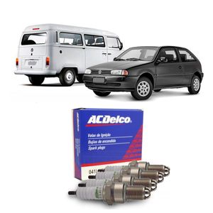 Jogo 4 Velas De Ignição Saveiro 1997 A 2020 Acdelco JG041LV5TE