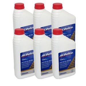 Kit 6 Litros De Óleo Para Motor 5w30 Sintético S10 2012 Em Diante Peças Genuínas GM KIT484