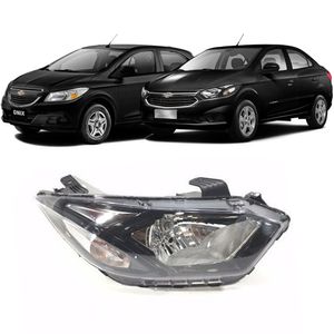 Farol Lado Direito Sem Led Prisma 2017 A 2018 Peças Genuínas GM 52142403