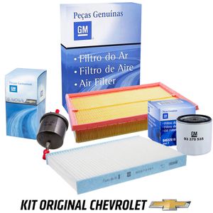 Kit Filtros De Ar Óleo Combustível Flex E Antipólen 2.0 Flex Astra /vectra Peças Genuínas GM KIT483