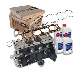 Kit Motor Parcial 1.0 Flex Com Juntas E Óleo Prisma /celta /corsa Peças Genuinas GM KIT2400