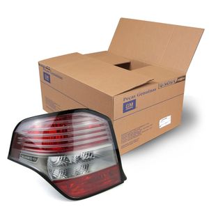 Lanterna Traseira Lado Esquerdo Vermelha Filete Transparente Sem Neblina Agile Peças Genuínas GM 947