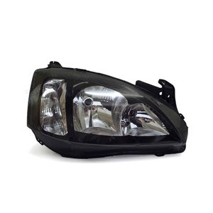 Farol Lado Direito Mascara Negra Com Regulagem Elétrica Lente Lisa Montana /corsa Peças Genuínas GM