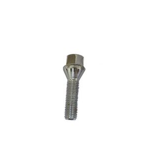 Parafuso De Roda Cromado Chave 17mm M12x1 5x35 M12 Gol Até 2021 Jahu JH765728