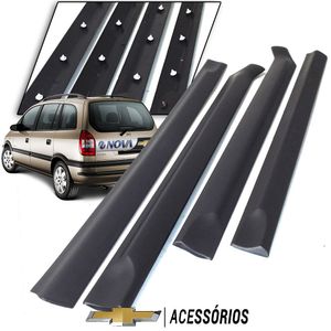 Jogo De Frisos Molduras Das Portas 4 Peças  Zafira Acessórios Chevrolet KIT224