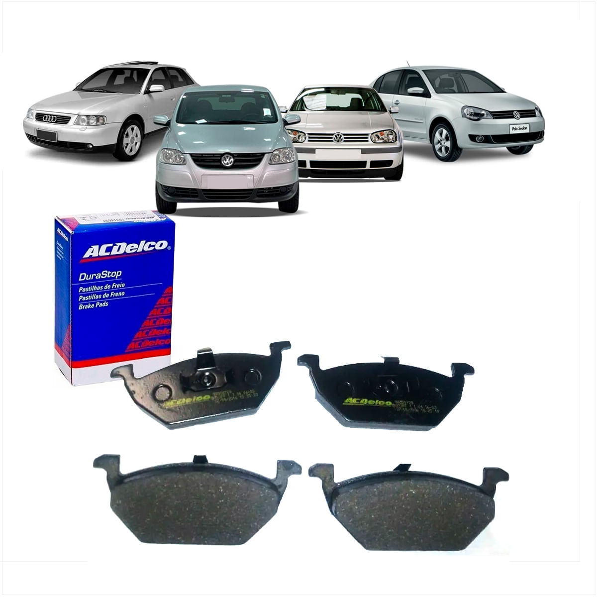 Pastilha De Freio Dianteirop56 Spacefox 2003 A 2014 1.6 Acdelco