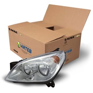 Farol Cromado Lado Esquerdo Vectra 121cv /128cv Arteb 160649