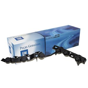 Trilho Guia Lado Esquerdo Do Parachoque Traseiro Onix Hatch Peças Genuínas GM 52134584