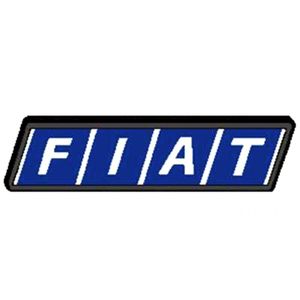 Emblema Fiat Porta-malas Azul Jahu JH593048