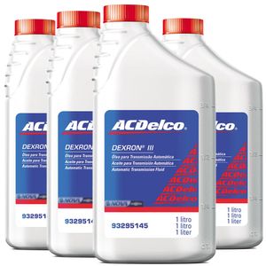 4 Litros De Óleo Dexron 3 Câmbio Automático & Direção Hidraulica Kit1242 Tracker 2001 A Acdelco KIT1244