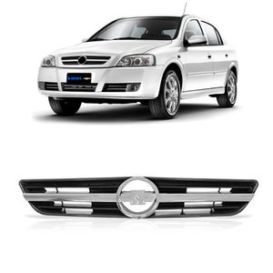 Grade Astra Preta Com Friso Cromado Chg CHG 884718