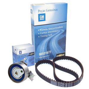 Kit Correia Dentada E Tensor 8v Hnbr 1.0 1.4 1.8 Stilo 2008 A 2012 Peças Genuínas GM KIT161