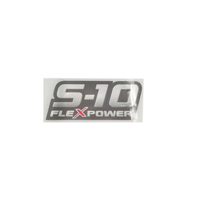 Emblema Adesivo S10 Flexpower Vermelho  Peças Genuínas GM 94703665