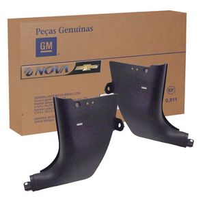 Par De Moldura Interna Inferior Da Coluna No Painel Corsa 2015 A 2017 Peças Genuínas GM KIT310