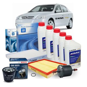 Kit Óleo 5w30 Sintético + Filtros Combustível Ar Ac Astra 2.0 Flex Kit Nova KIT1567