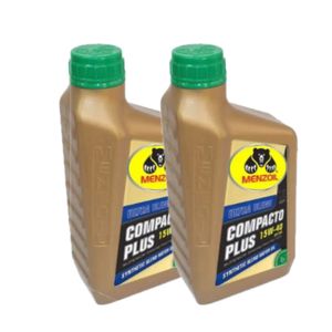 2 Litros Óleo De Motor 15w40 Sn Semissintético Menzoil 208 KIT1300
