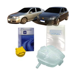 Reservatorio De Radiador Com Tampa Com Furo Sensor 1999 A 2012 Kit Nova KIT2797