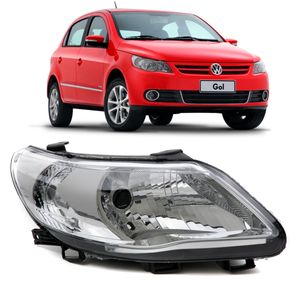 Farol H7/h1 Com Defletor De Malha Gol V Lado Direito /voyage Arteb 160738