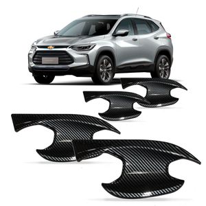 Jogo 4 Protetores Unhas Maçaneta Externo Carbono Tracker 2020 Em Diante WinnPARTS PI0184