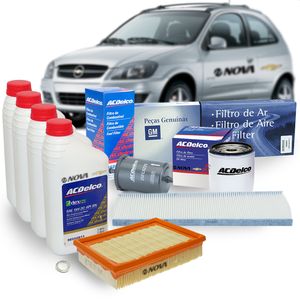 Kit Óleo Sintético 5w30 + Filtros Ar Combustível Ac Celta Acdelco KIT1555