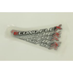 Emblema Econoflex Pequeno Vermelho  Prisma /celta /corsa Peças Genuínas GM 94705546