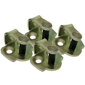 Kit 4 Batente Da Porta Dianteira Traseira  Ecosport Universal Automotive KIT1376
