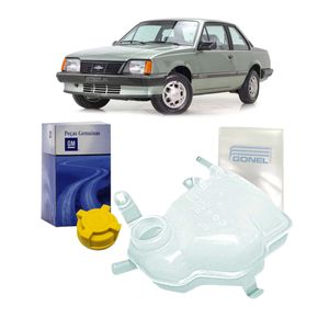 Reservatorio De Radiador Com Tampa Monza /sem Ar Kit Nova KIT2761