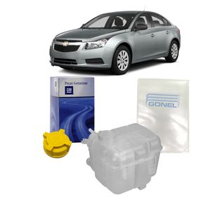 Reservatorio De Radiador Com Tampa Cruze Kit Nova KIT2799
