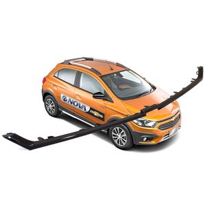 Moldura Preta Grade Superior Do Radiador Activ Onix Peças Genuínas GM 52126069