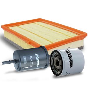 Kit Filtros De Óleo Ar E Combustível  Onix 1.0 1.4 /prisma Peças Genuínas GM KITFILTROS05