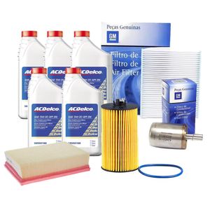 Kit Troca De Óleo 5w30 Com Filtros 1.8 16v Tracker Peças Genuínas GM KIT510