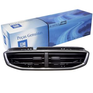 Difusor De Ar Central Duplo Cromado  Onix /prisma Peças Genuínas GM 52036116