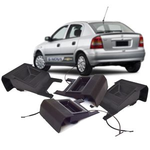 Kit 4 Tampa Do Macaco Spoiler Preto  Astra Autoplast KIT1230
