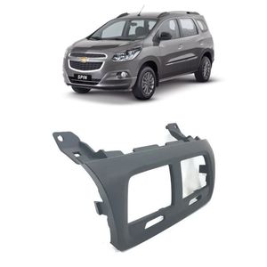 Moldura Central Difusor De Ar Do Painel Preto Spin Peças Genuínas GM 52028071