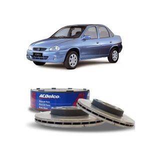Par Disco Freio Dianteiro Prisma 2011 A 2012 Acdelco KIT2369