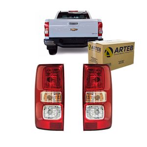 Par Lanterna Traseira Bicolor Sem Led S10 Arteb KIT2514 460447 460448