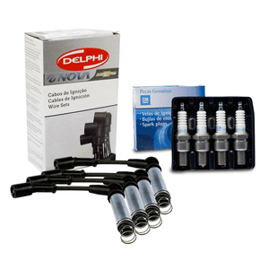 Kit Cabos + Velas Ignição  Spin 2017 A 2022 1.8 Ecoflex Spe/4 Kit Nova KIT2454