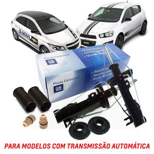 Kit Amortecedor + Batentes Dianteiros Câmbio Automático Onix /prisma /sonic Peças Genuínas GM KIT152