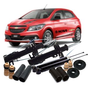 Kit Amortecedor Dianteiro + Traseiro Batentes  Onix /prisma Peças Genuínas GM KIT352