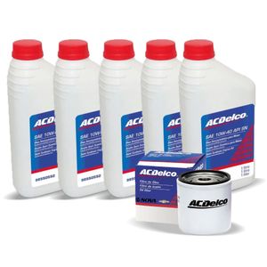 Kit Óleo 10w40 + Filtro Acdelco Vectra Peças Genuinas GM KIT2274