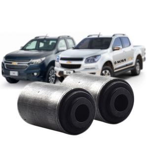 Par De Bucha Feixe Mola Traseira S10 Kit Nova KIT1690
